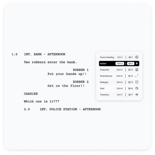 iinkwell formatting toolbar